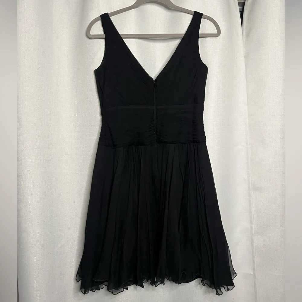 Tadashi Black Silk Layered Dress 10 - Image 2