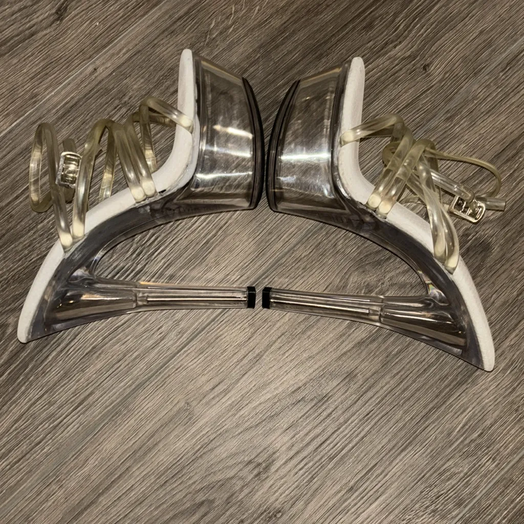 Ellie  Platform‎ Clear Strap Heels - Image 5