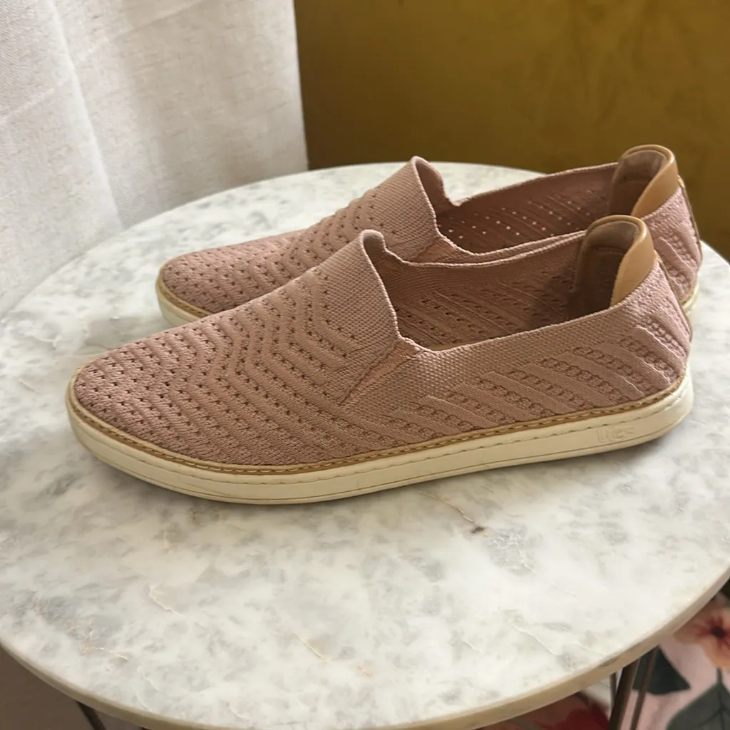 UGG ‎ Sammy Wavy Knit Sneaker Pink Size 10 - Image 3