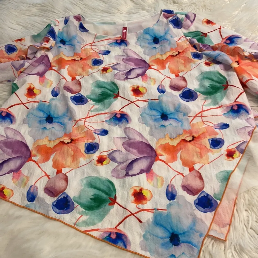 IC Collection Women Shirt size XXL Made in USA very colorful length 32” bust 50” - Image 10