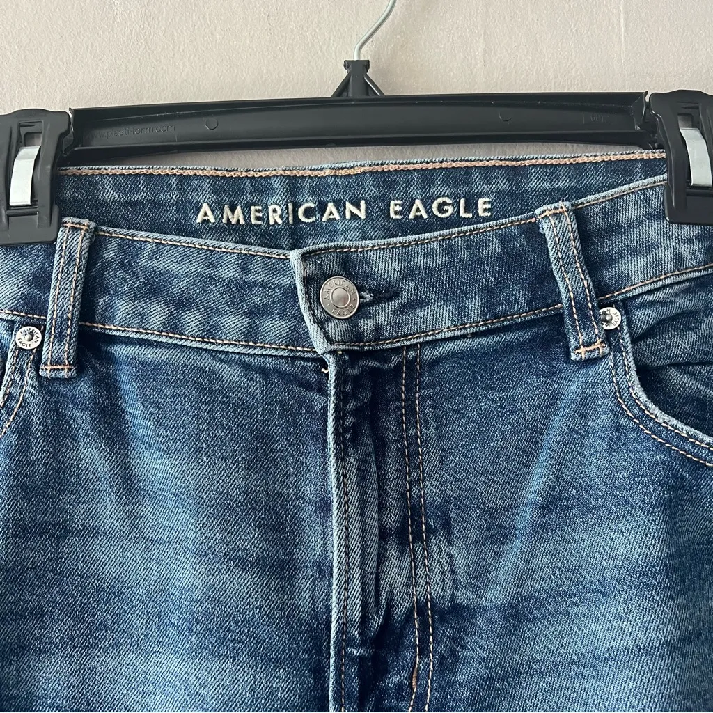 American Eagle Low Rise Baggy Jeans Size 12 - Image 2