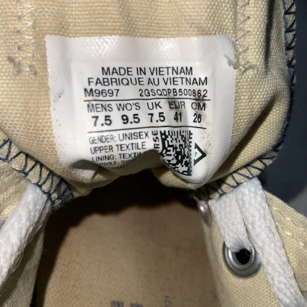 Convrserse Gray All Star Unisex Sneakers Women9.5 Men’s 7.5 - Image 13