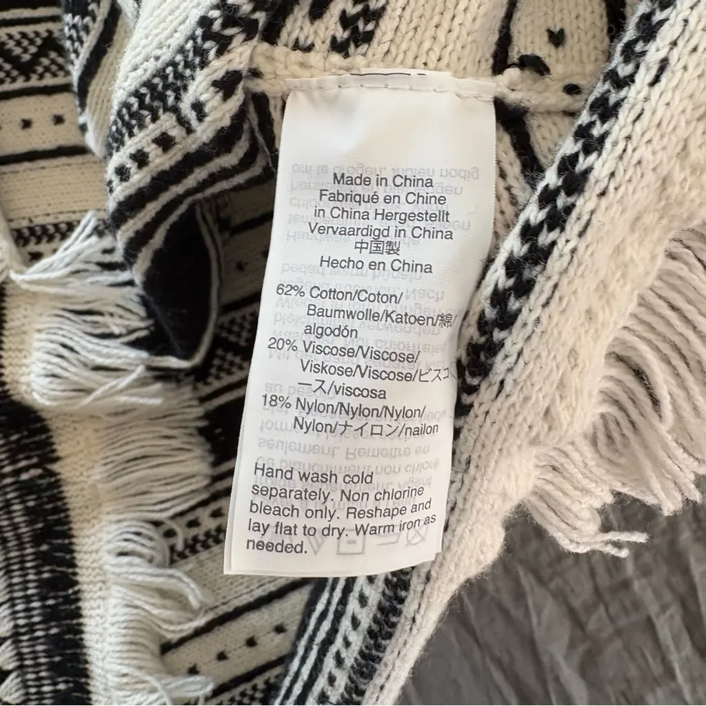 Madewell Villagrove Sweater Tank in Bright Ivory. Size Small. - Image 10