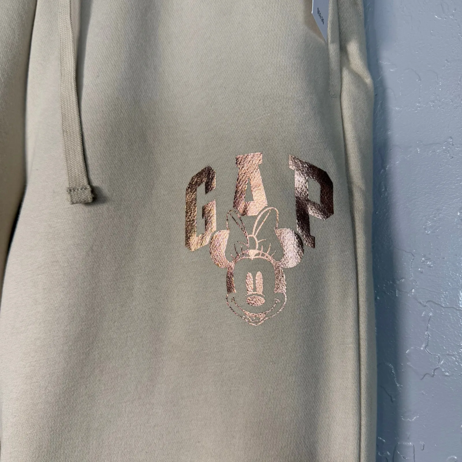 Gap × Disney Minnie Mouse Logo Joggers, Bedrock Beige, S 814022 - Image 2