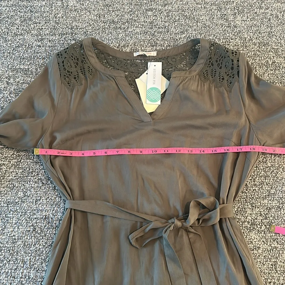 NWT Petite Skies are Blue Misti Shirt Dress Sz LP - Image 6