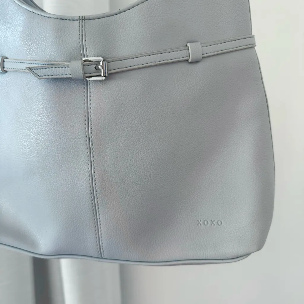 NWOT Vintage Y2K XOXO Baby Blue Shoulder Bag w/buckle - Image 3