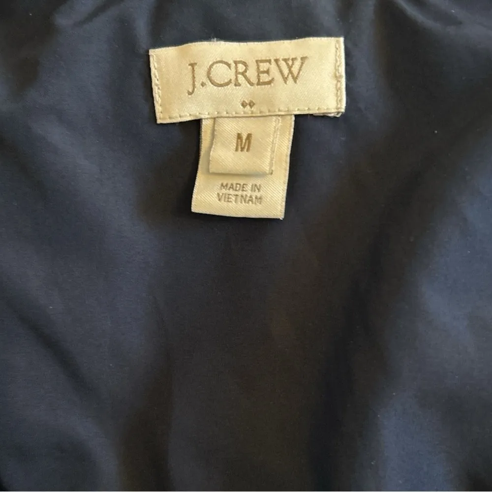 J. Crew Womens Excursion Navy Quilted Down Vest - Image 4