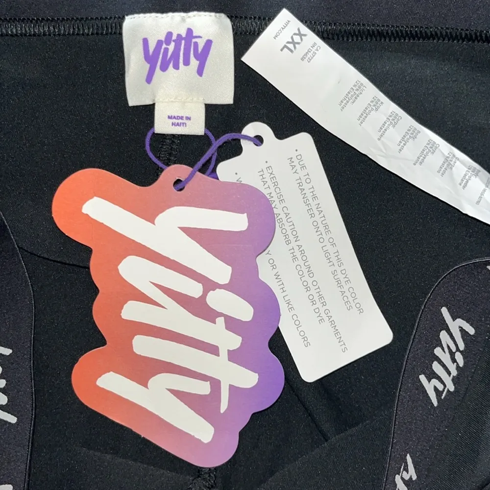 Yitty NWT Size XXL Black Major Label Shaping High Waist 7/8 Athletic Leggings - Image 5