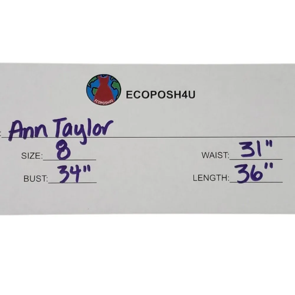 Ann Taylor Womens Black Mixed Media Velvet Sleeveless Dress 8 - Image 8