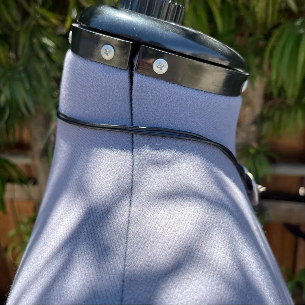 VTG Danon Leather Heart Toggle Silver Necklace - Image 7