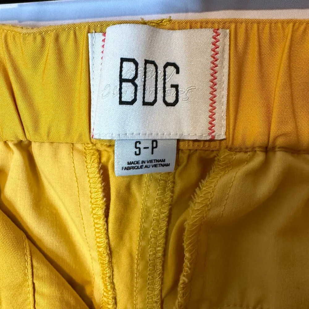 Urban Outfitters Maya Gold Yellow Light Wide Leg Trouser Pants Size Small - Image 5