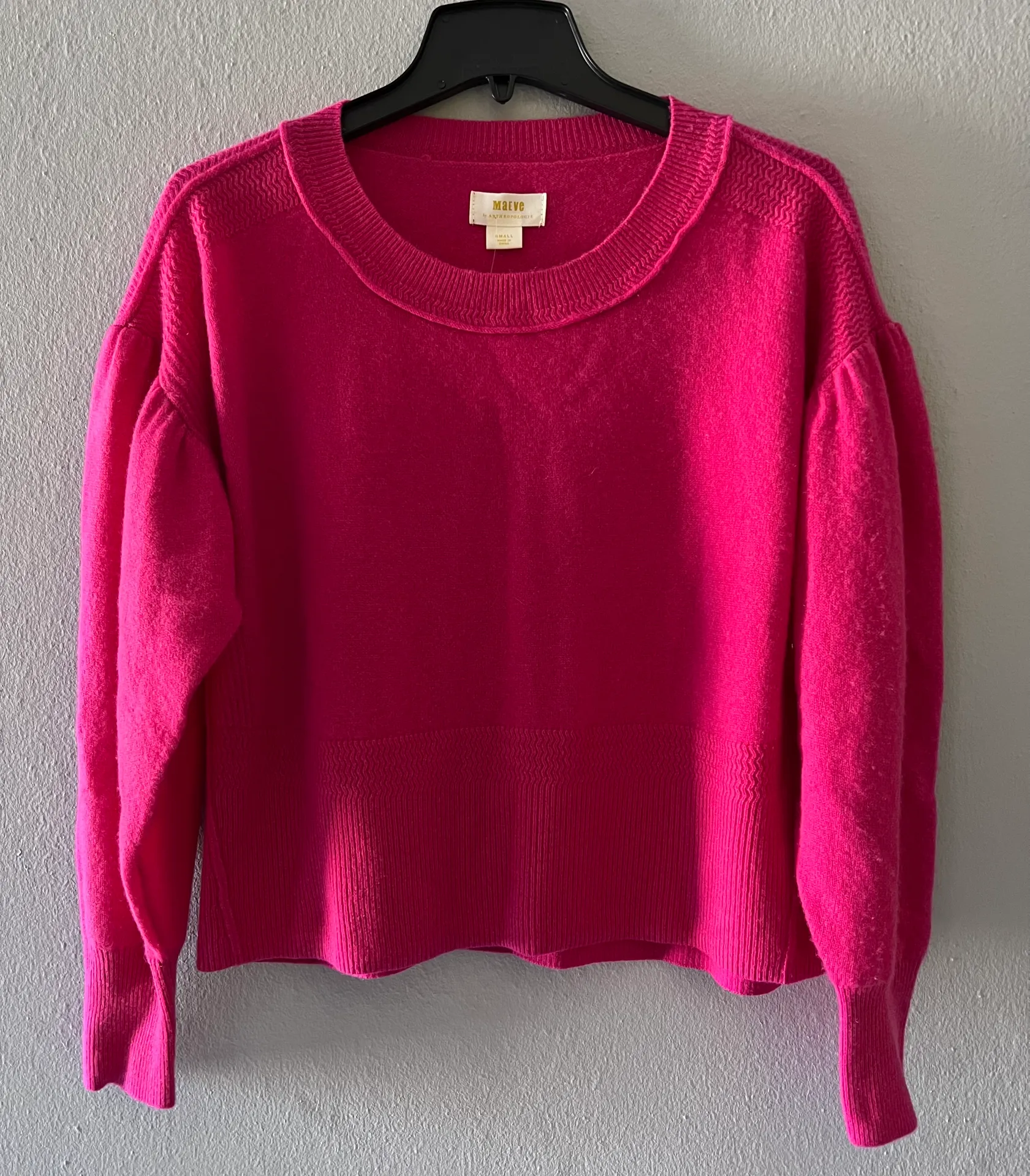 NWOT  Maeve Eliza 100% Cashmere Sweater - Image 5