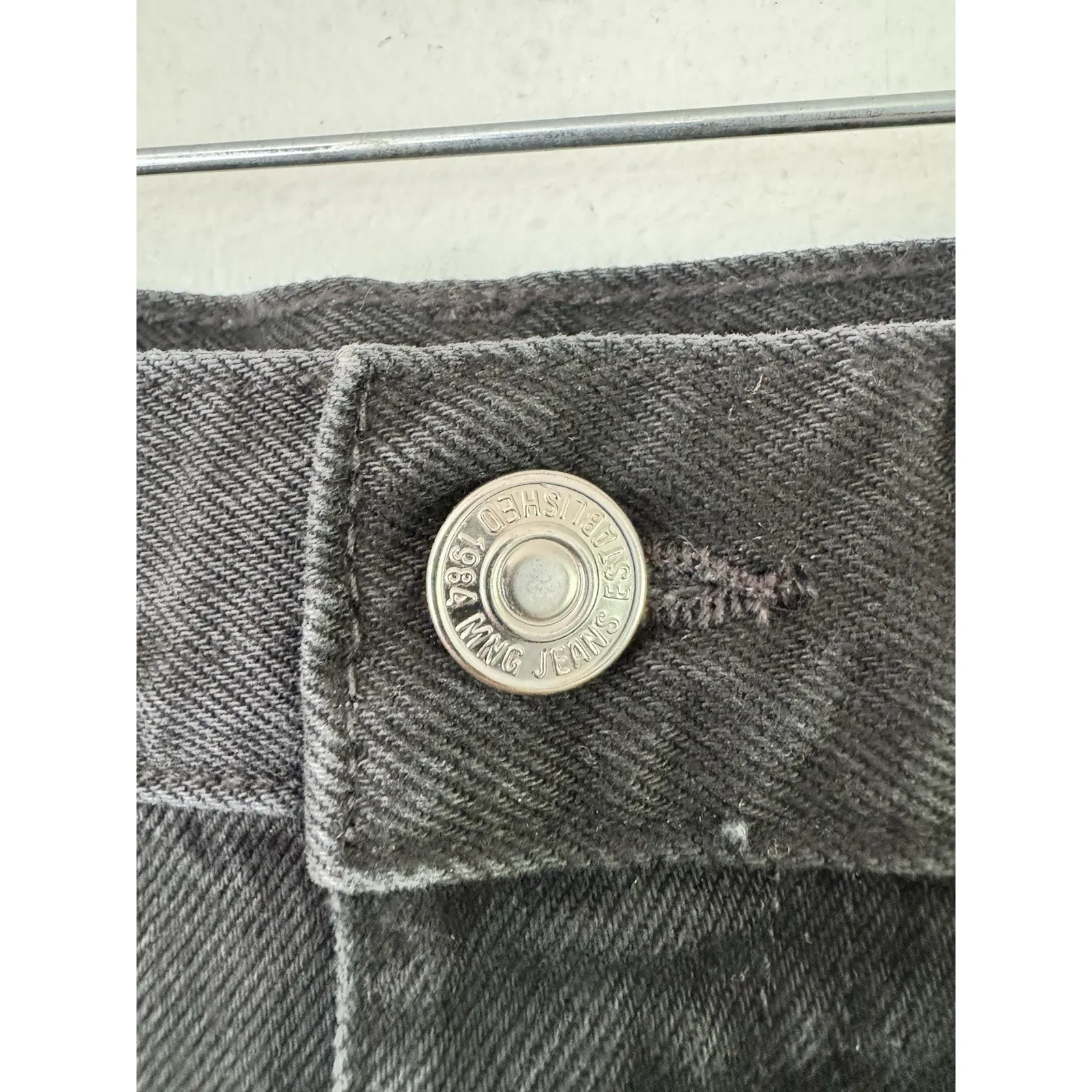 NWOT Mango MNG Zoe Black Denim Shorts High Waisted Women’s Size 2 - Image 8