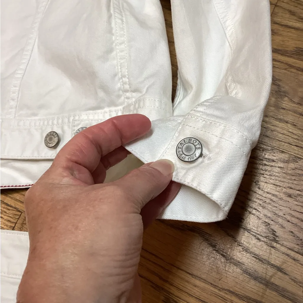 Talbots  Denim jacket and pants. White - Image 10