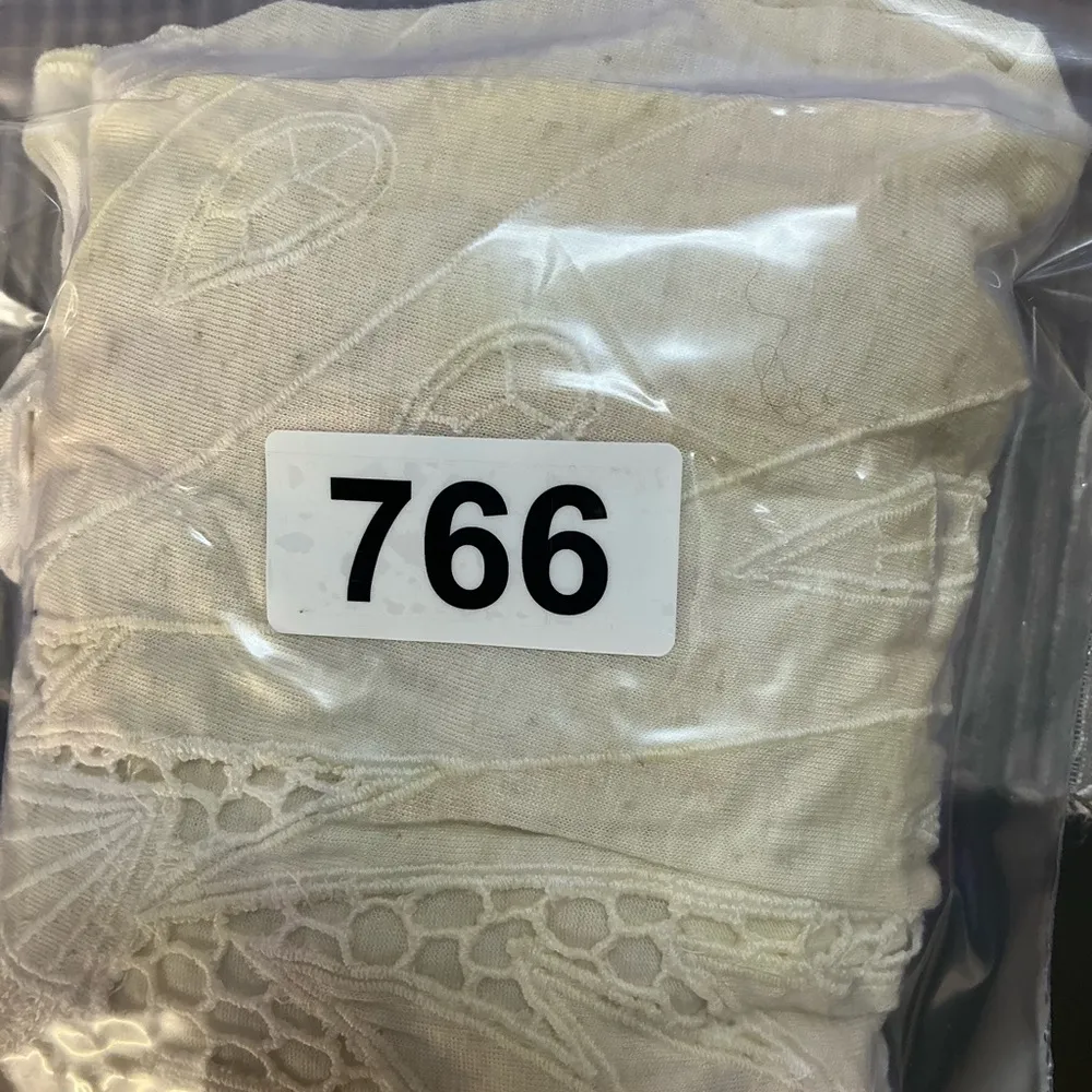 Free People Womens Linen Blend Crochet Detail Tunic Top - Image 10