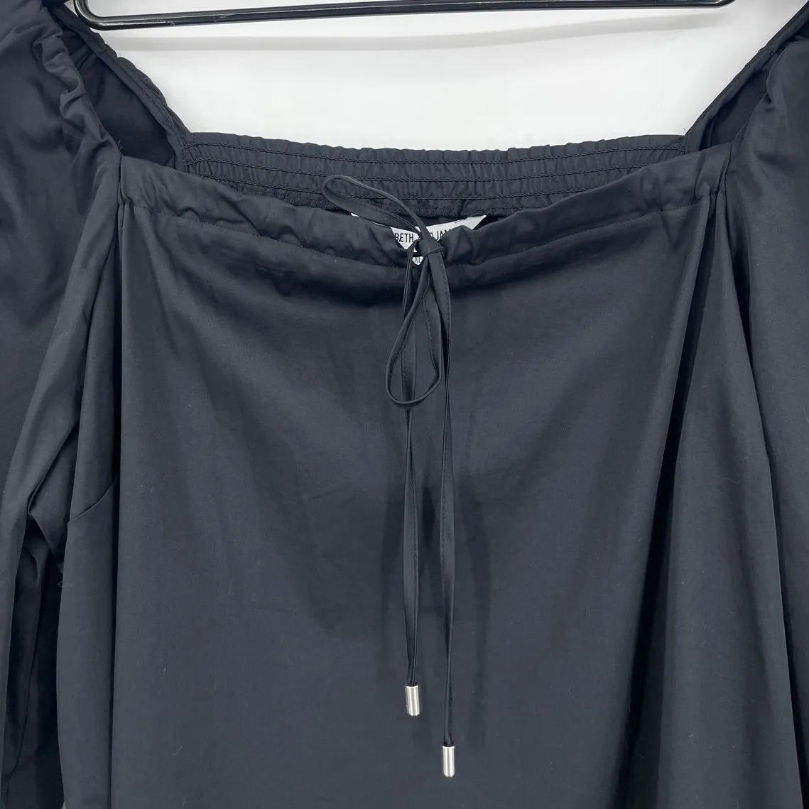 Elizabeth & James Milkmaid Womens Top 2XL Off Shoulder Romantic Puff Sleeve Boho - Image 3