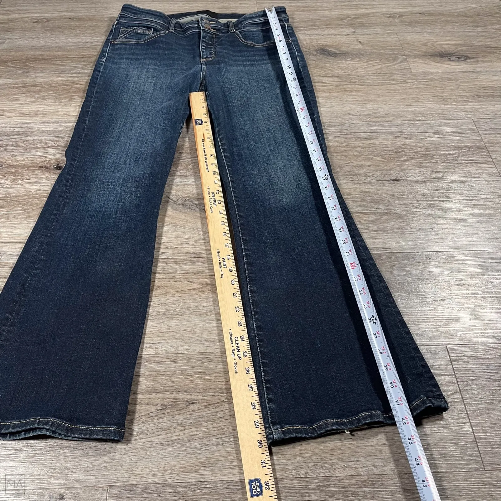 Buckle Black Women's Jeans Boot Cut Denim Casual Stretch 32x32 Blue Size 32 - Image 7