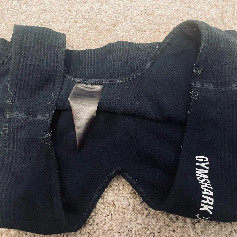 Gymshark Black Sports Bra - Image 3