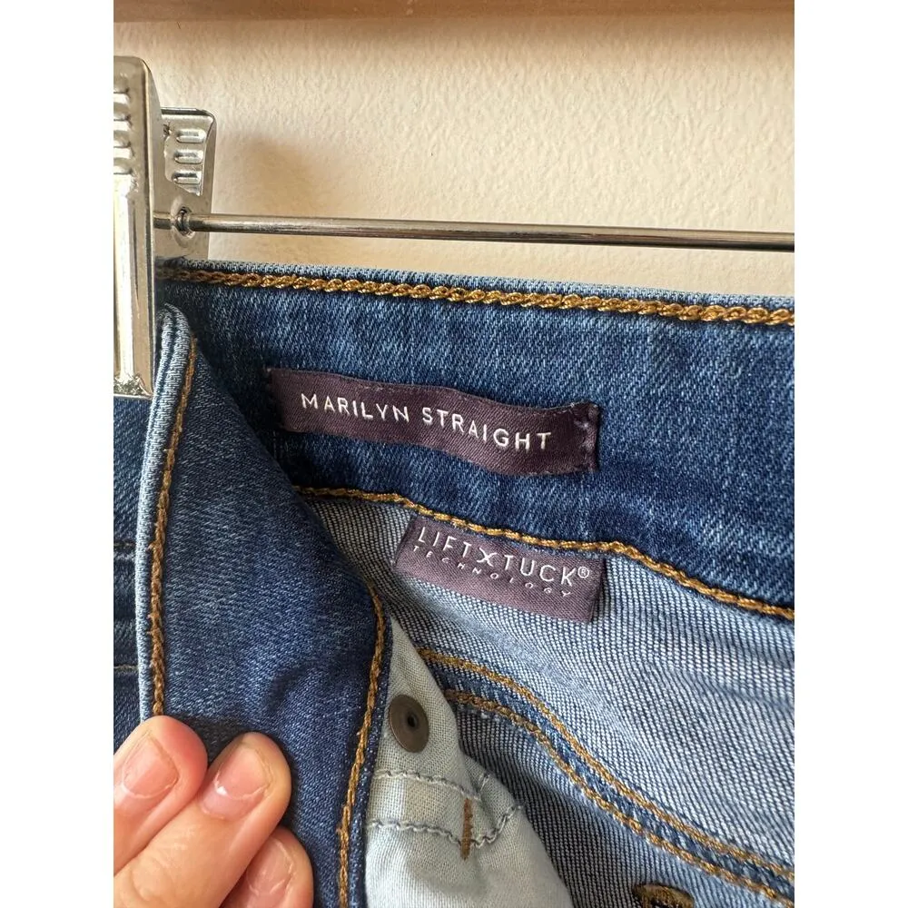 Not Your Daughters Jeans Women 16 Marilyn Straight Med Wash Plus Lift & Tuck - Image 5