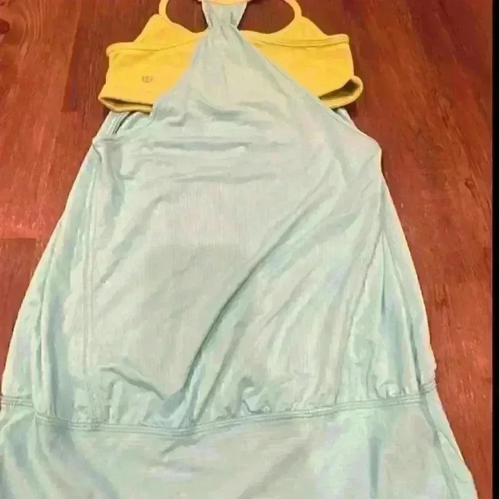 Lululemon teal and green tank size 2 - Image 3