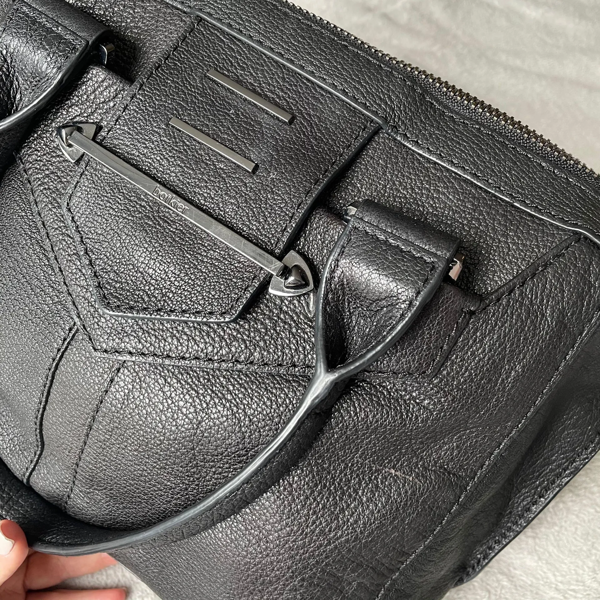 Botkier Dylan Mid-size Satchel Black - Image 4