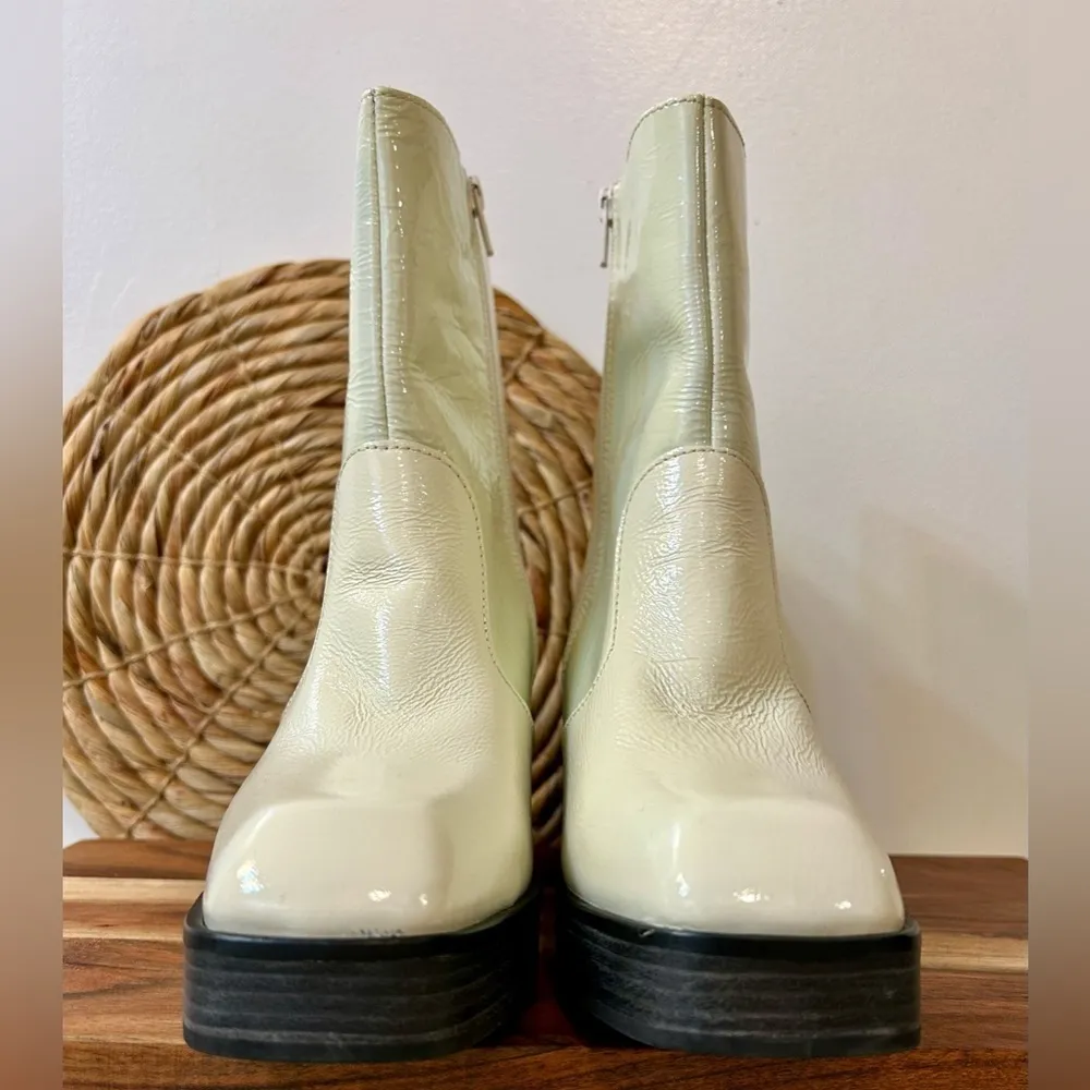 Free People Ruby Shine Platform Boot in White Size 38.5 - Image 3