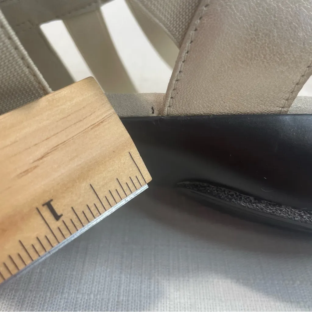 Munro Darian II Strappy Sandals Beige & Gold Women’s Size 11 WW - Image 13