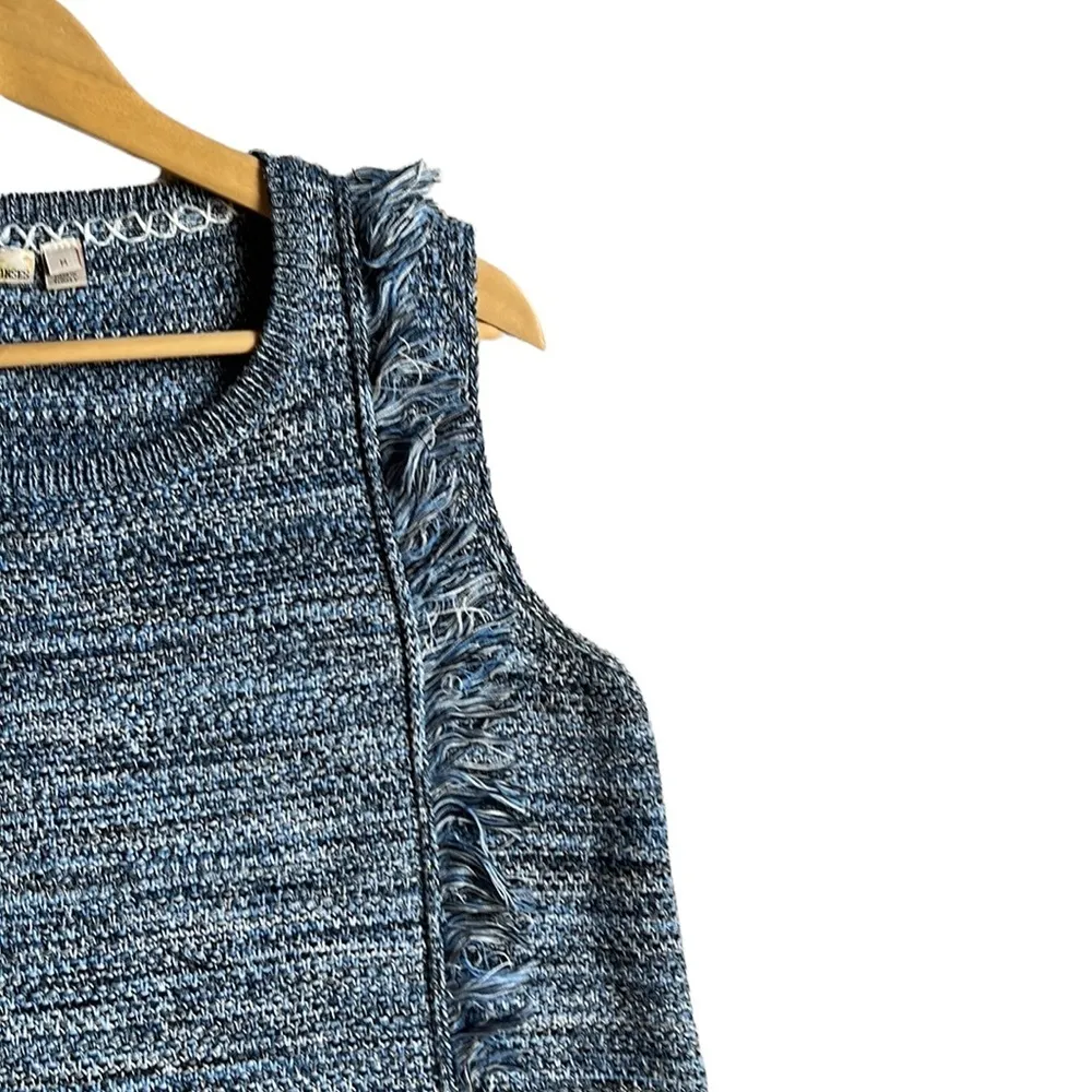 Anthropologie Holding Horses Fringed Knitted Sweater Dress Size Medium - Image 6