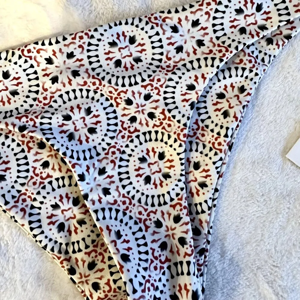NWT Skin By Same Mosaic Tile Brief Swim Bikini Bottom - Image 3