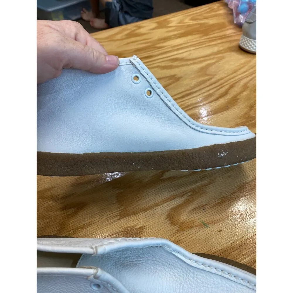 Camper POP Ankle Boots Women's 8 White Brown Leather Lace Up Comfort S11 - Image 8