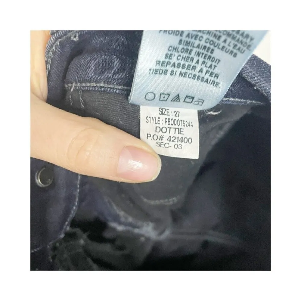 Joes Jeans Womens Size 27 Blue Dark Wash Mid Rise Straight Leg Jeans Stretch - Image 6