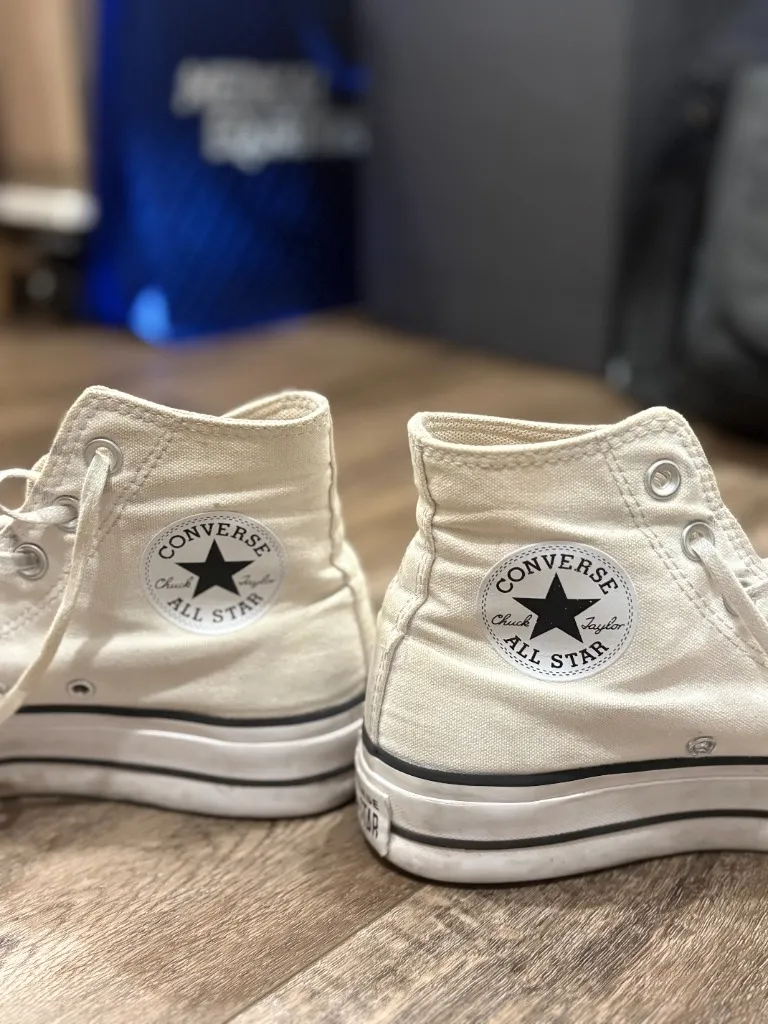 Converse White High-Top - Image 4