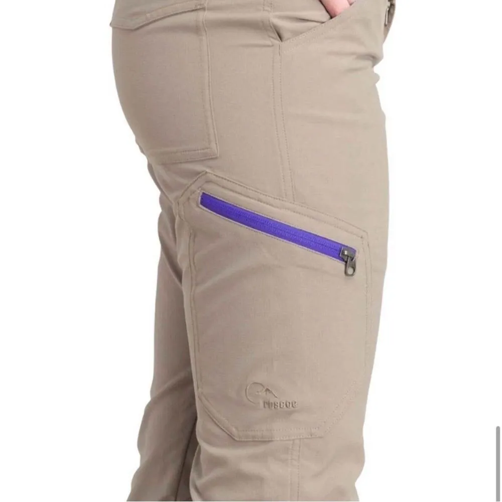 Roscoe Outdoor Hellroaring Climbing Hiking Camping Pants Light Tan Womens Size 2 - Image 6