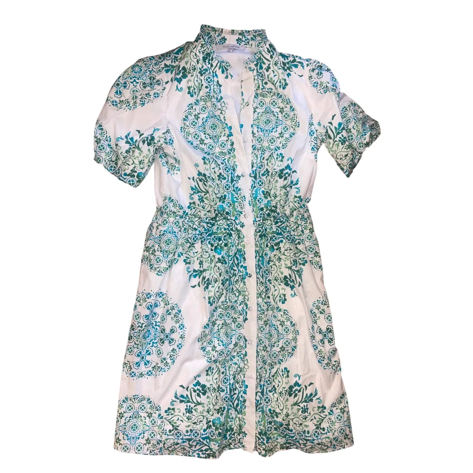 NWOT Julia Jordan Puff Sleeve Shirtdress size 10‎ - Image 4