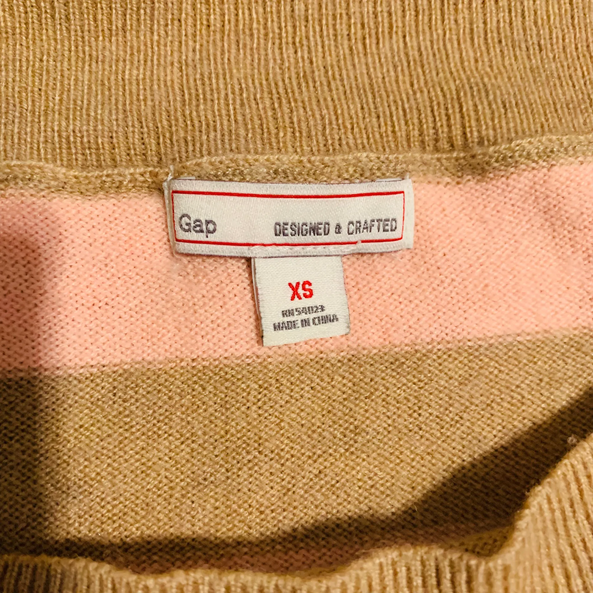 Designed & Crafted Wool Blend Long Sleeve Sweater Size XS - Image 4