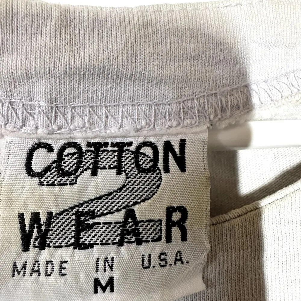 VTG Cotton 2 Wear Dress Short Sleeved Scoop Neck Plain Light Gray Medium - Image 3