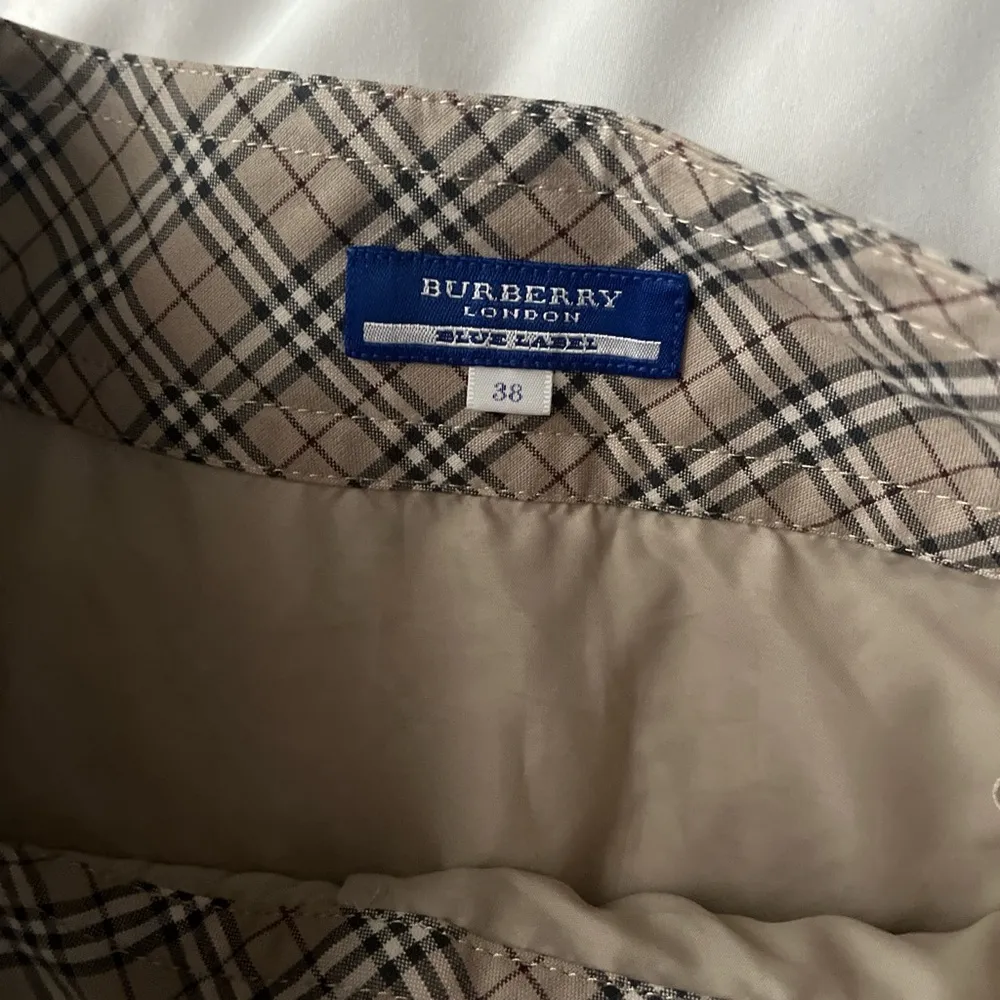 Plaid Tan Skirt with Black Accents - Image 3