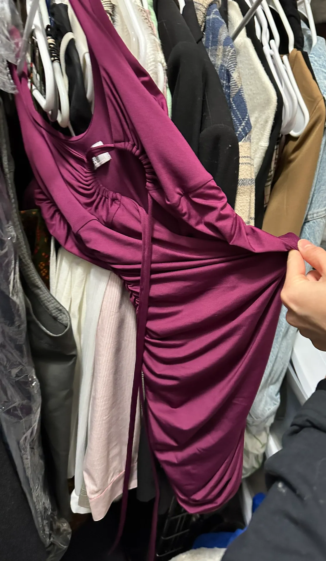 Purple Mini Dress - Image 2