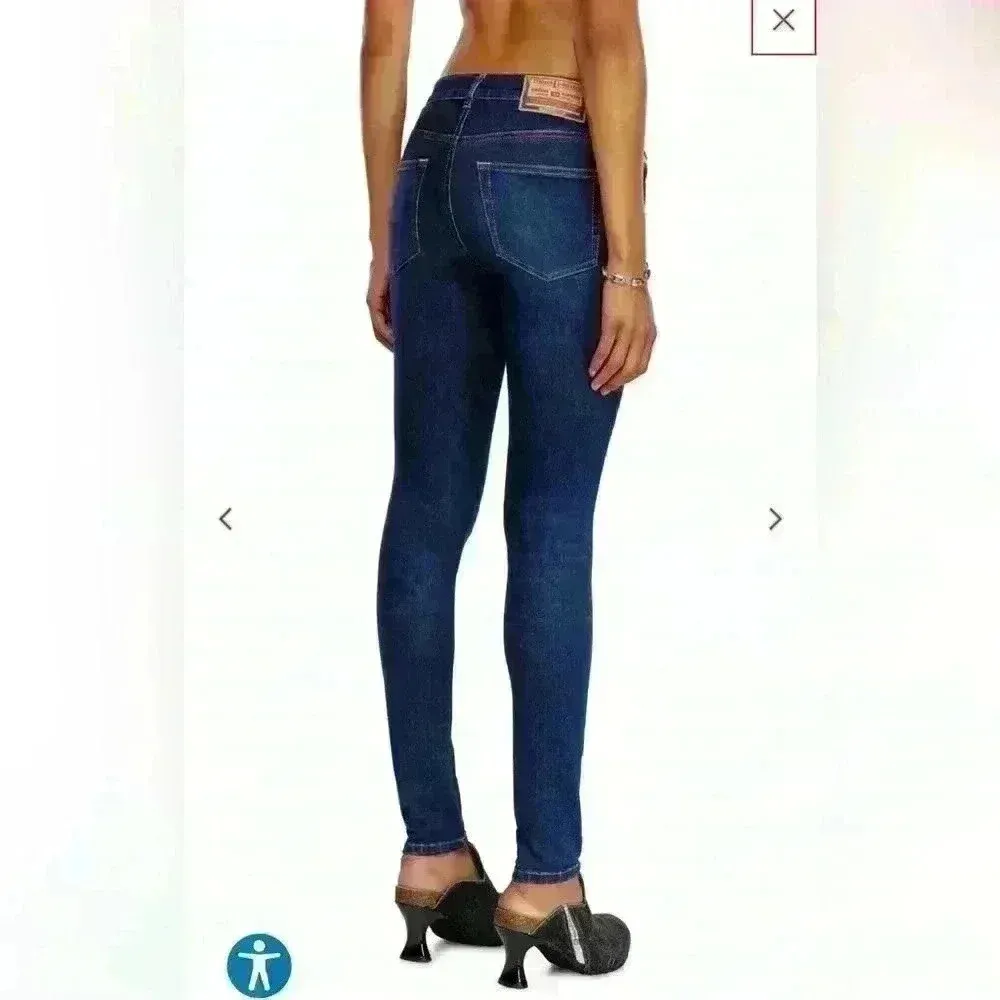 Diesel Women’s Slandy High Super Skinny High Waisted Jeans Size W25/L32 - Image 11