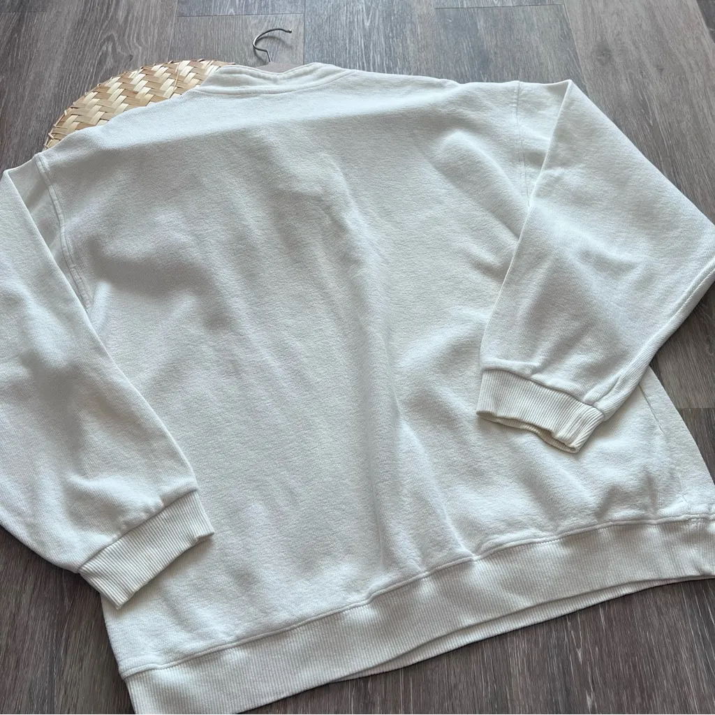 Vintage 90’s Nantucket Henley‎ pullover sweatshirt Size L - Image 9