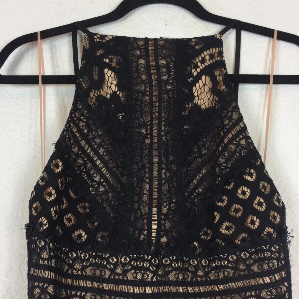 NWT Keepsake The Label Bridges Black Lace Overlay Bodycon Midi Dress XS - Image 10