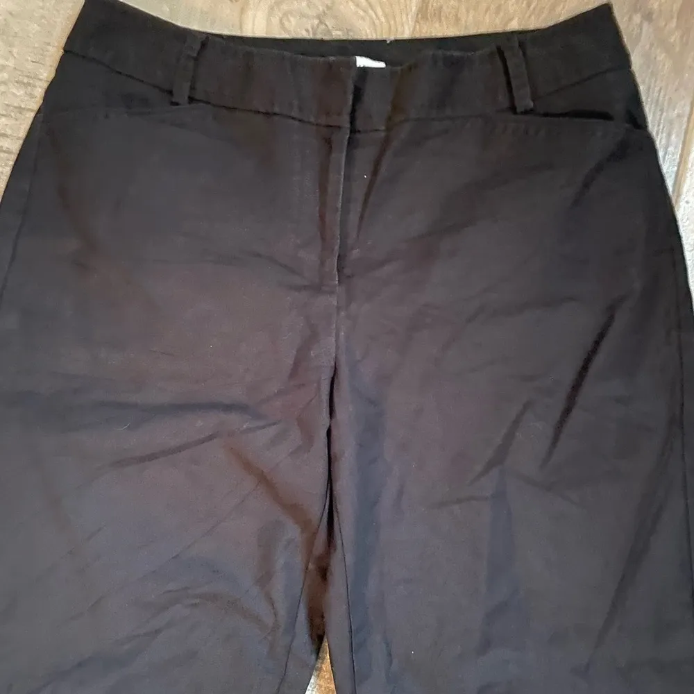 White House Black Market Black Legacy High Waisted Wide Leg Dress Pants size 4 - Image 5