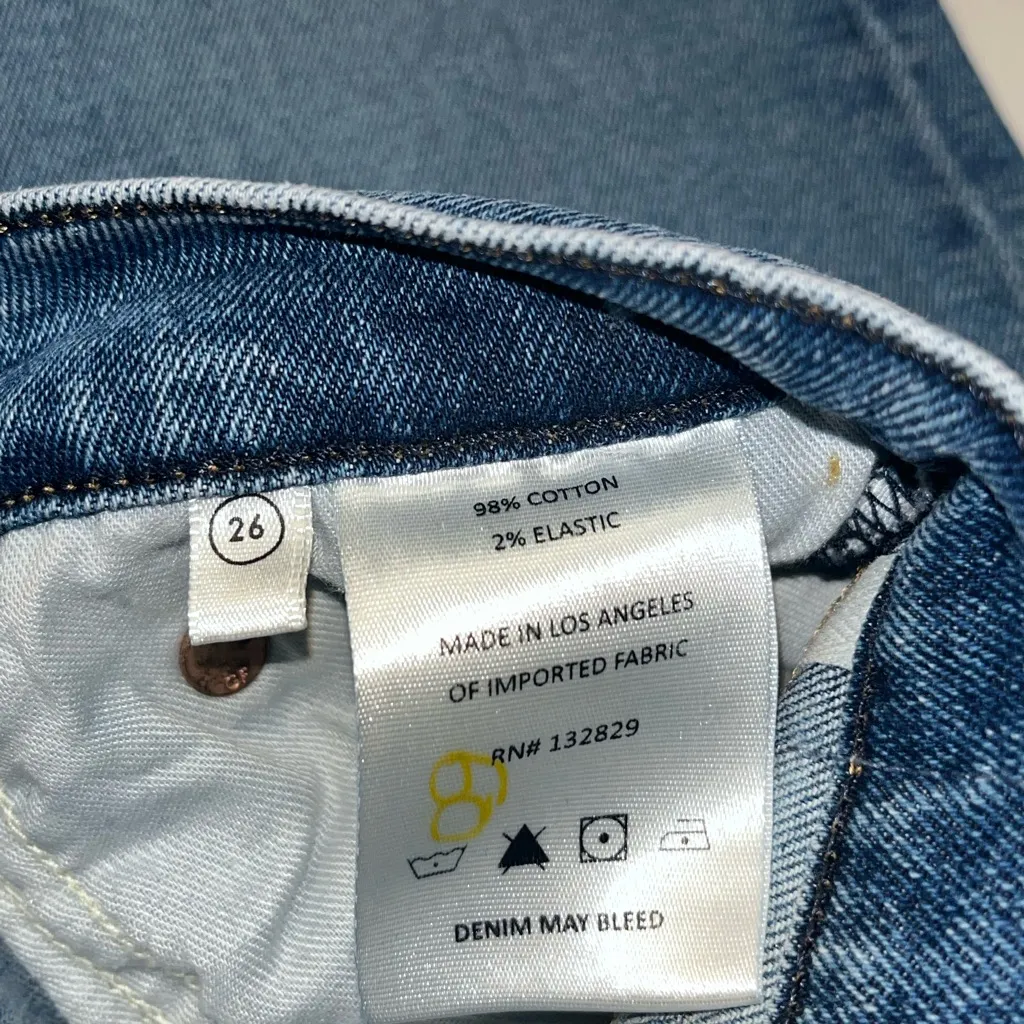 NWT GRLFRND Super High Rise Stretch Slim Crop - Image 5