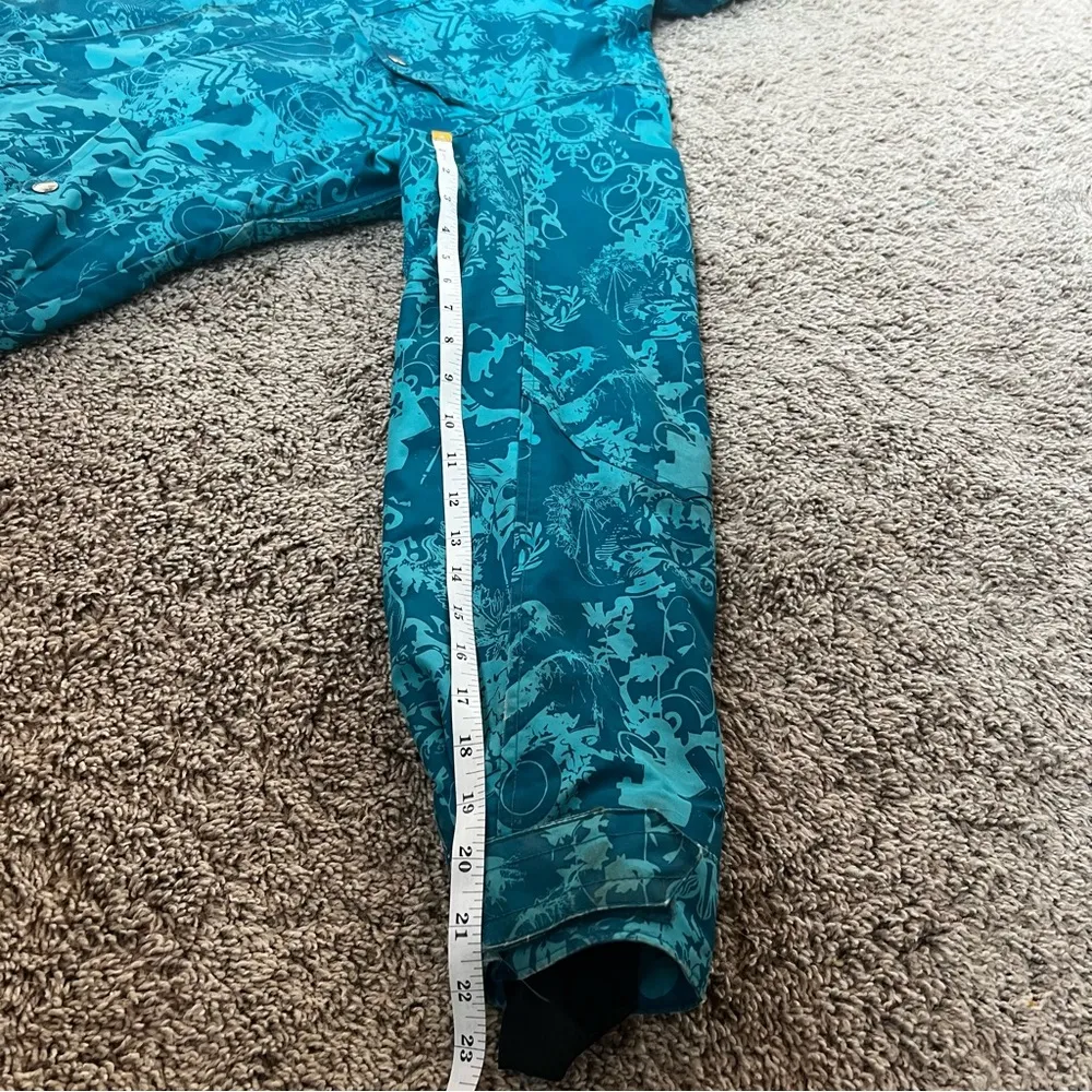 RARE Oakley turquoise and teal thermolite Snowboard Ski jacket women’s XS - Image 11