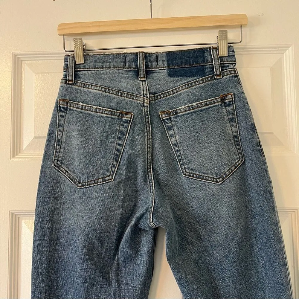 Abercrombie & Fitch The 90s Slim Straight Ultra High Rise Jeans 0/25 - Image 5