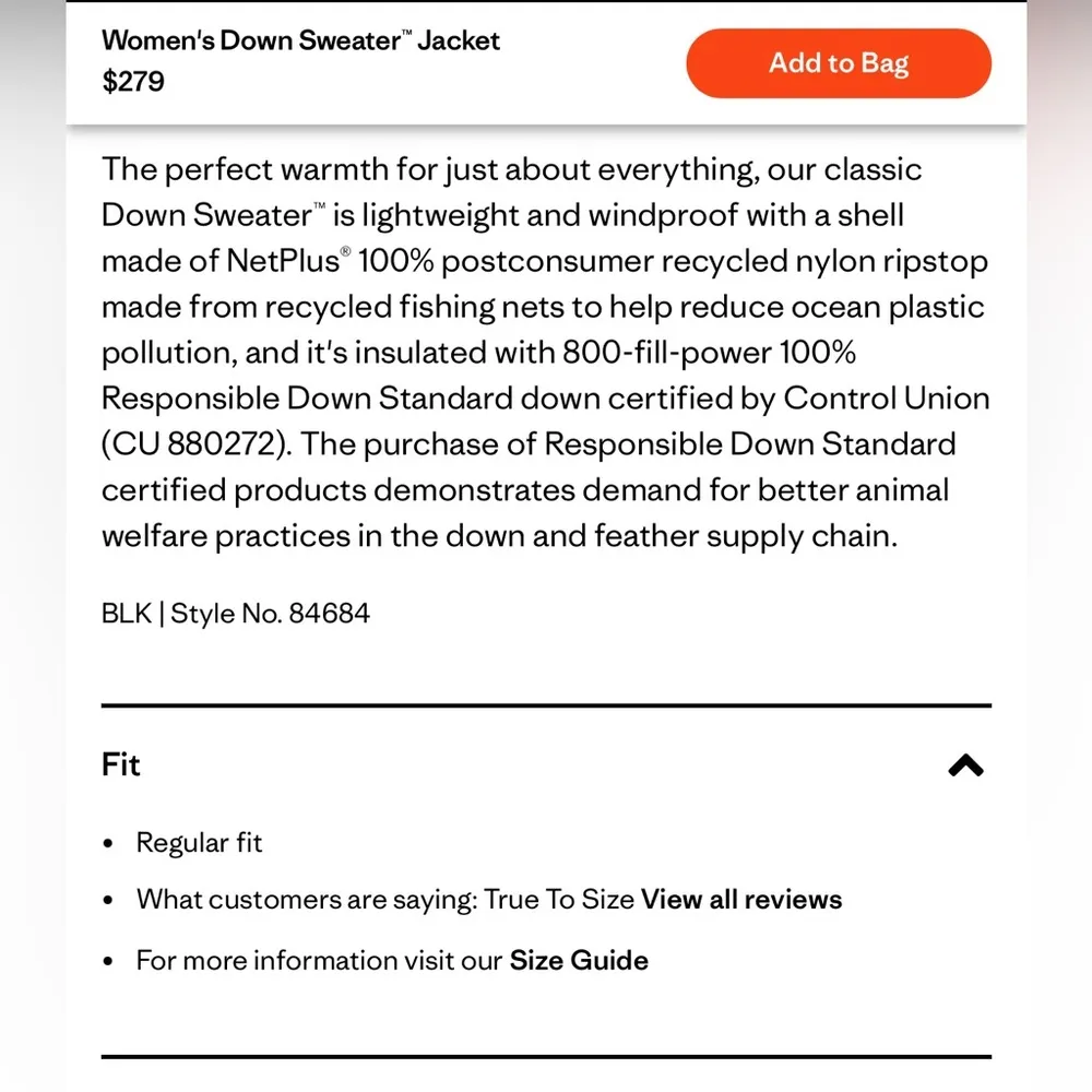 Women's Down Sweater™ Jacket (Puffer) - Image 7