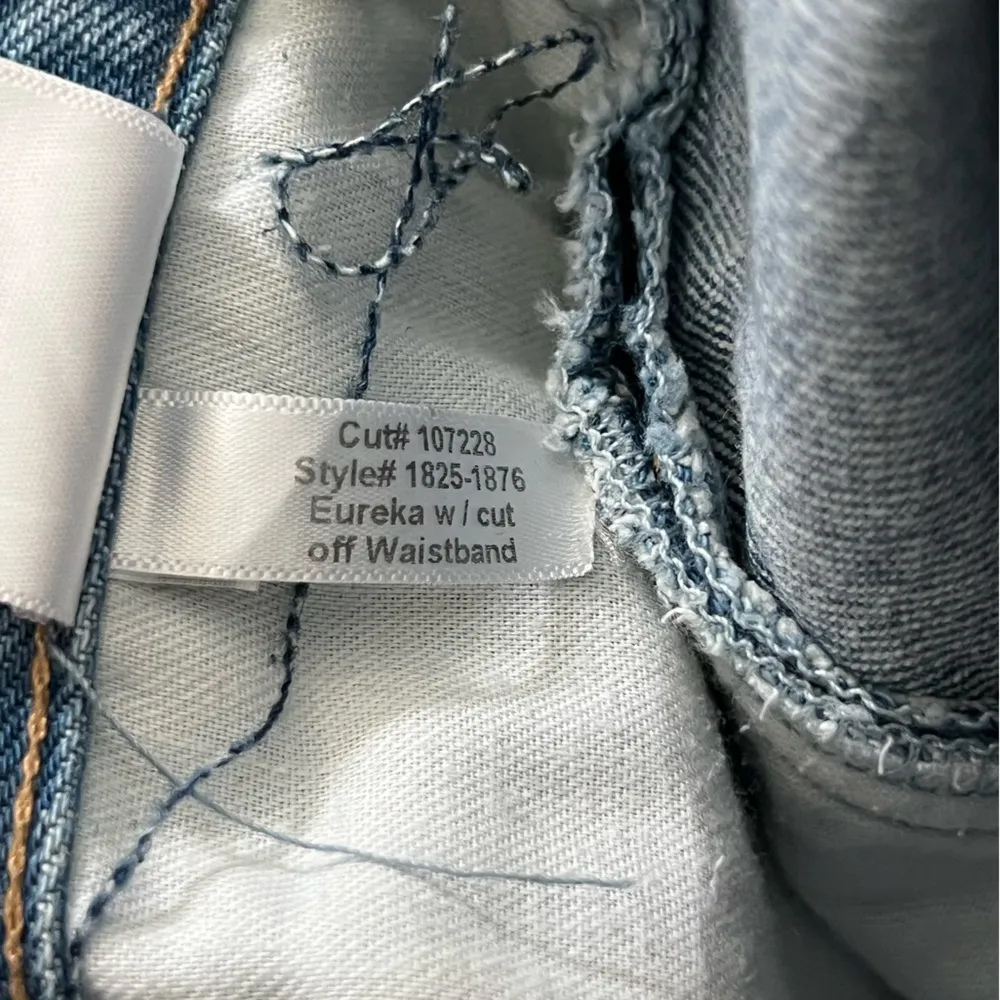 Current/Elliott The Original Straight w/ Cut Off Waistband Jeans | 26 - Image 11