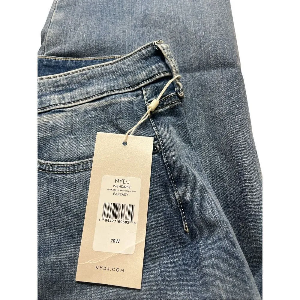 NYDJ Not Your Daughters Jeans Silhouette styles Skinny Capri sz 20 NWT - Image 4