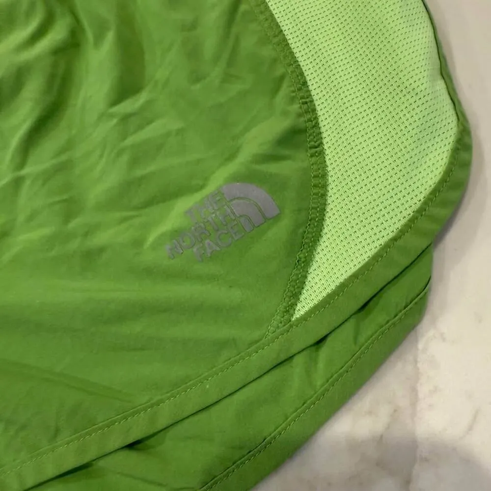 The North Face Athletic Running Shorts Women's Medium Green Lined Flight Series - Image 3