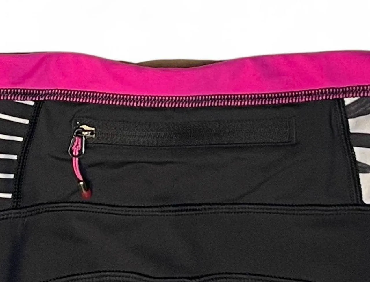 Lululemon Athletica Speed Tight Brushed Interlock Black/Quilt Winter Size 6 - Image 5